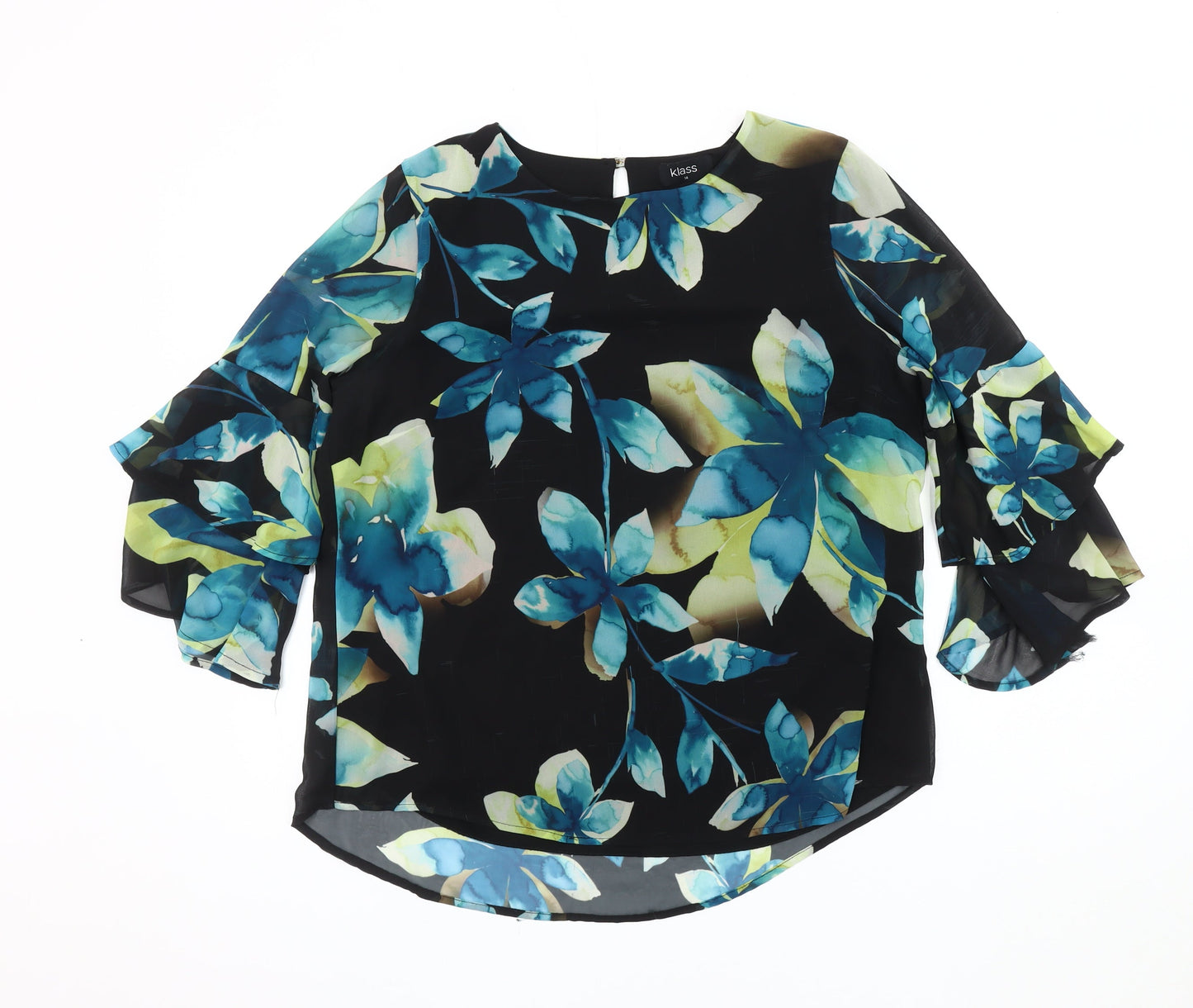 Klass Women's Multicoloured Floral Blouse Size 14