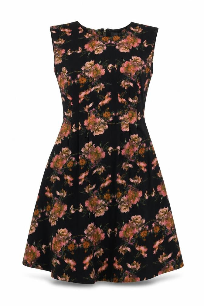 AX Paris Women's Floral A-Line Dress, Size 8