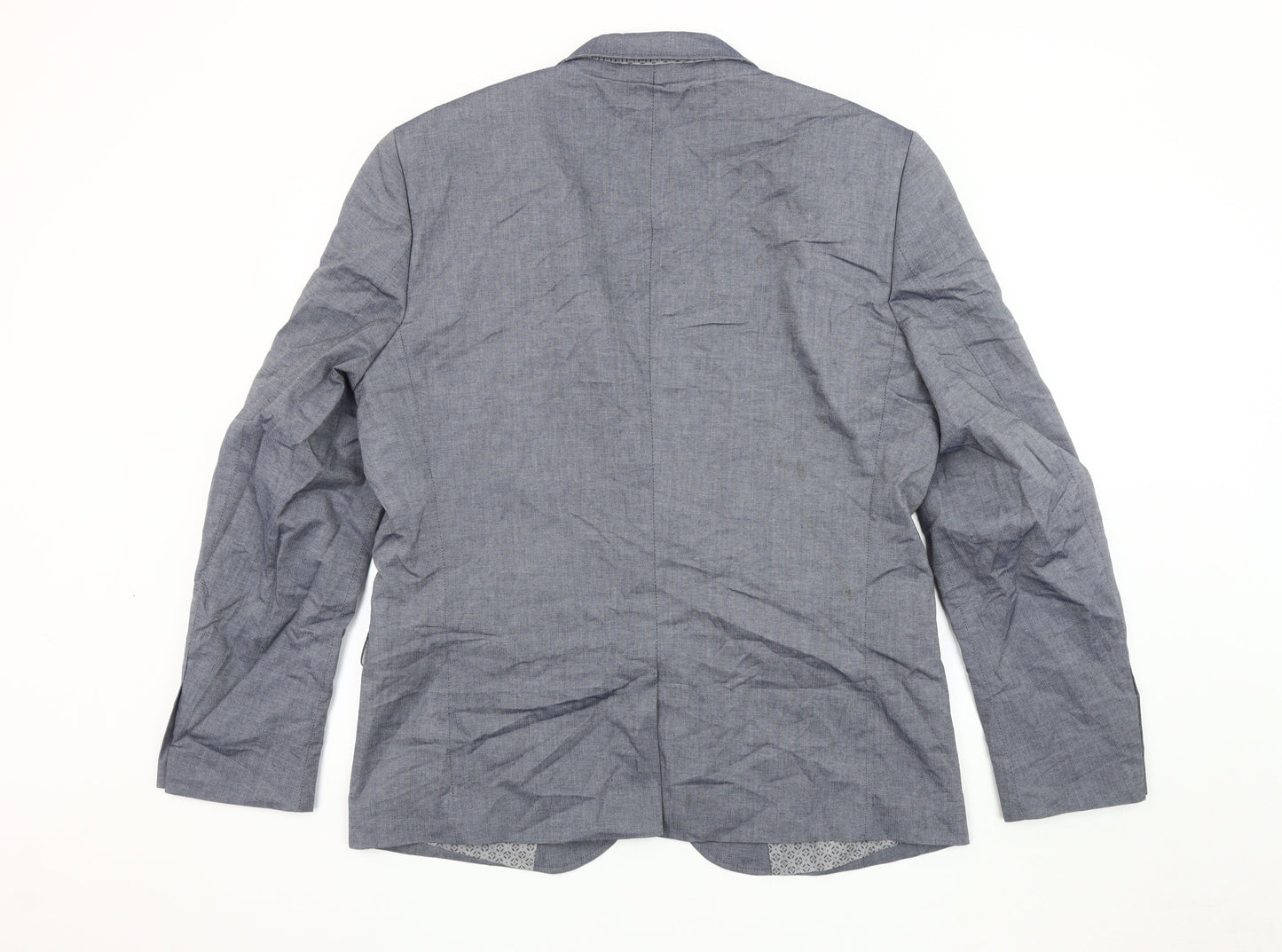 Next Men's Blue Slim Fit Blazer Size 44R