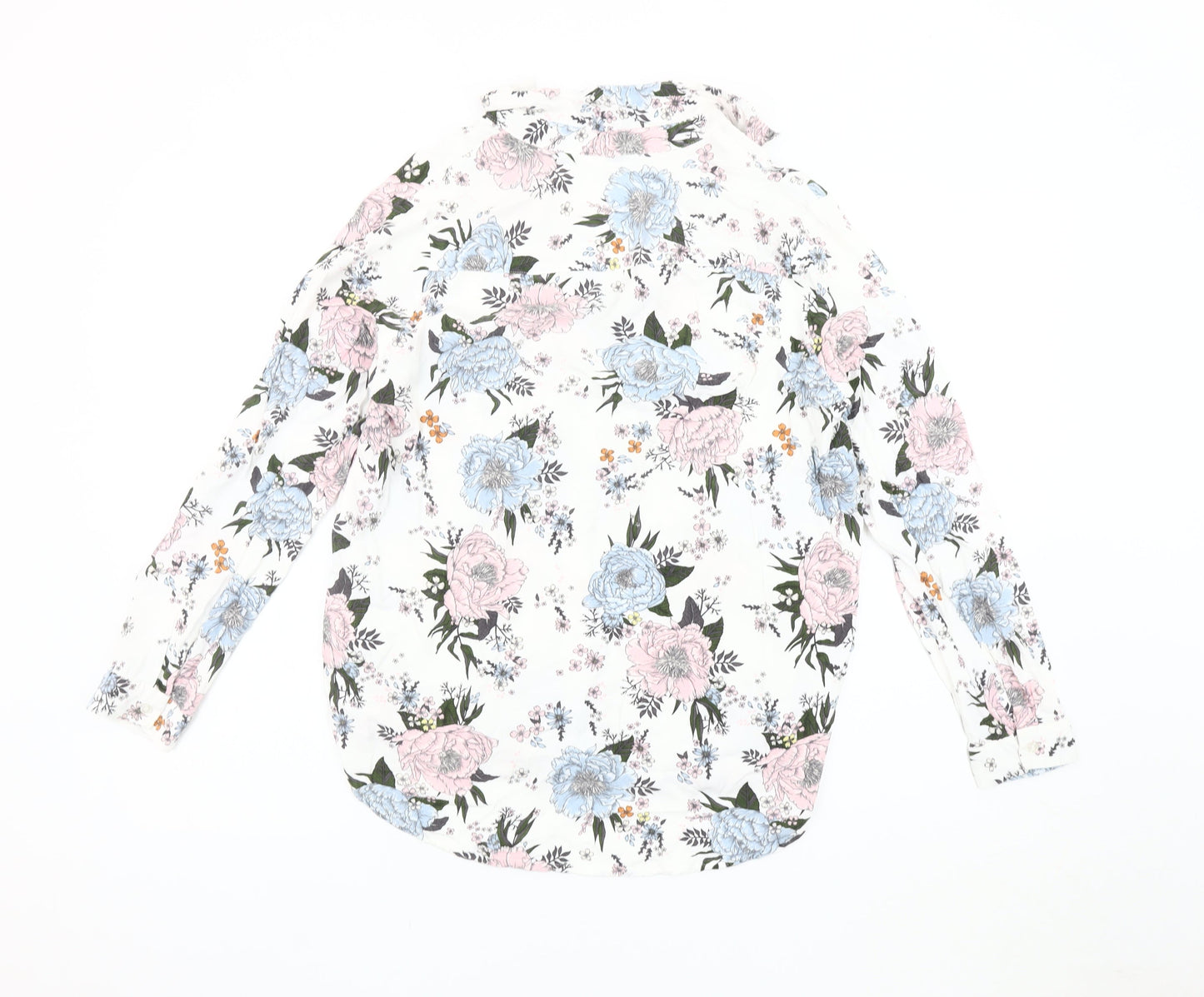 H&M Women’s Multicoloured Floral Blouse Size 10