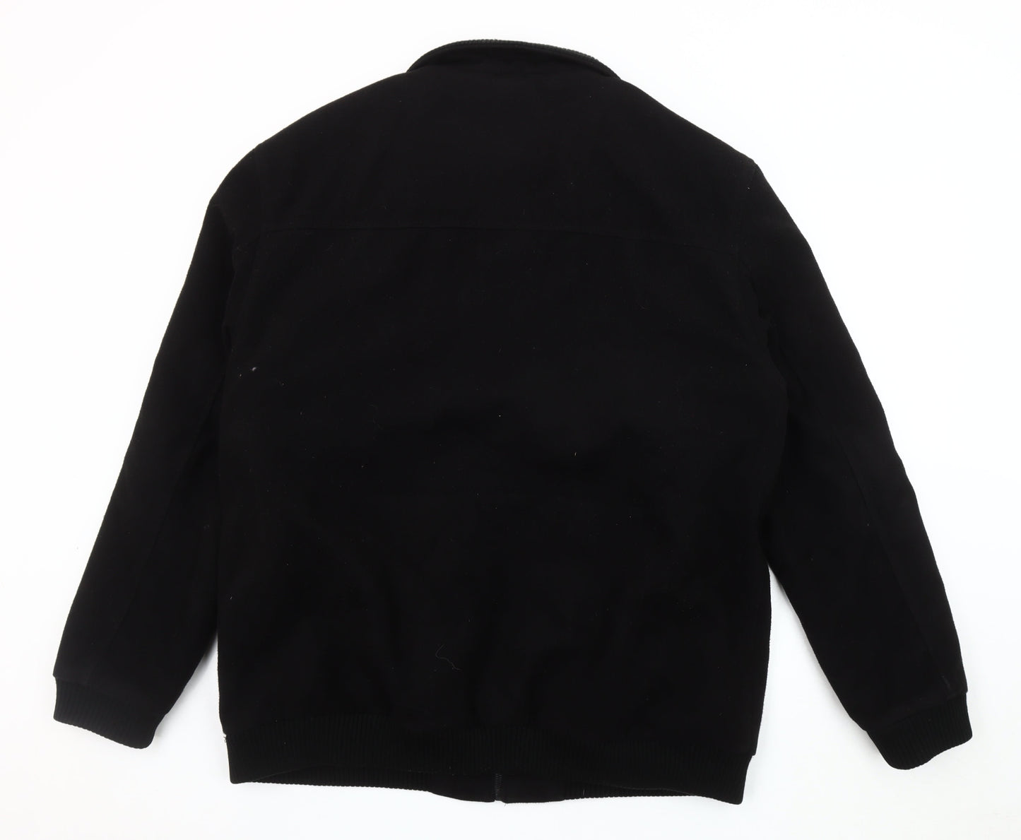 Greenwoods Men's Black XL Casual Zip Jacket