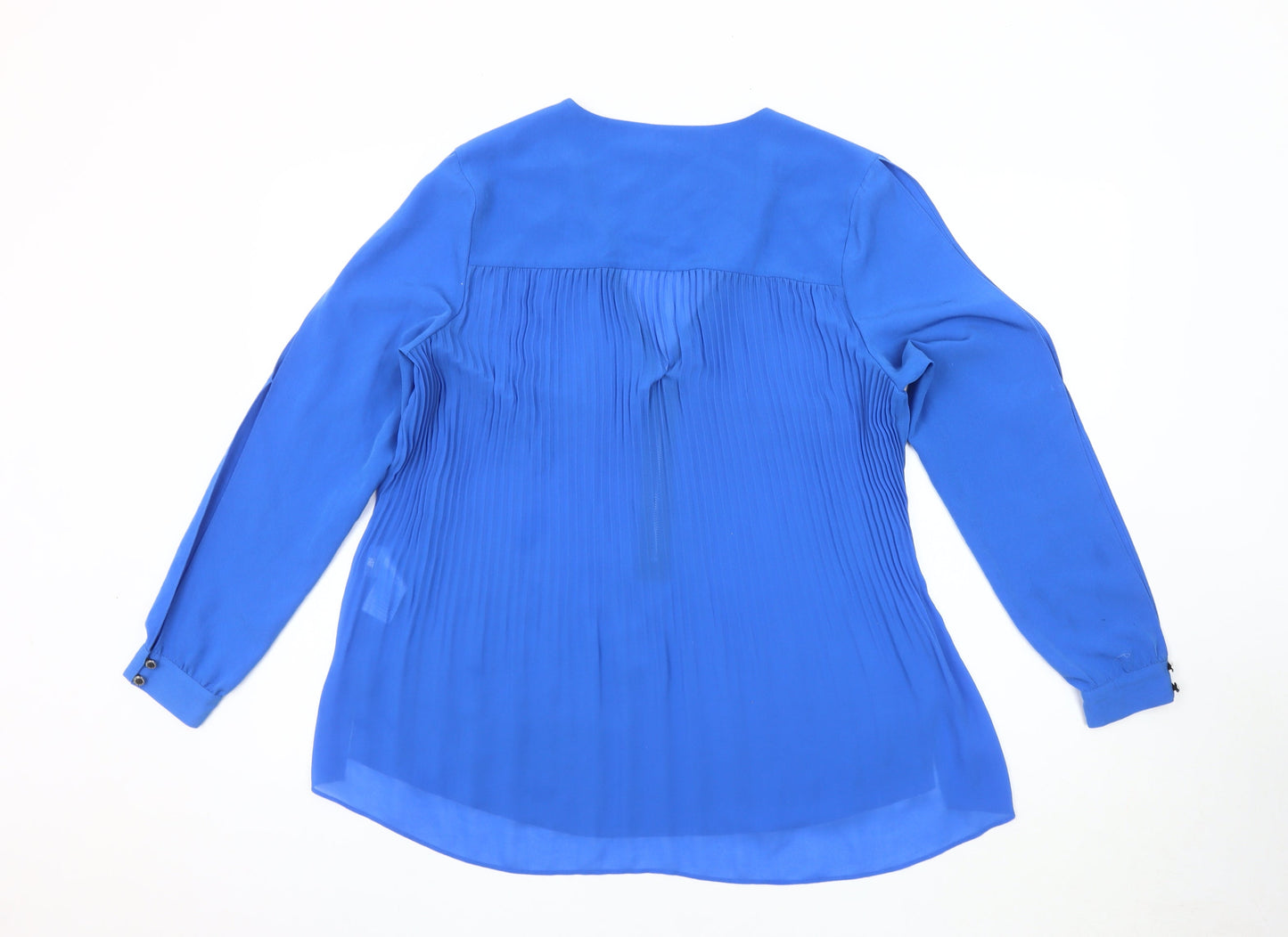 Star by Julien Macdonald Women's Blue Tunic Blouse, Size 14