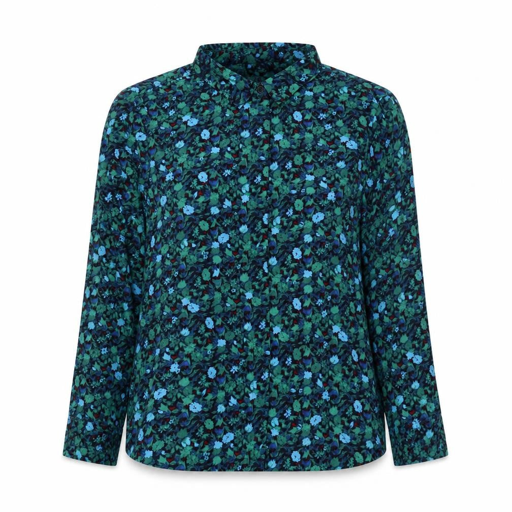 ICHI Women's Multicoloured Floral Blouse Size 8