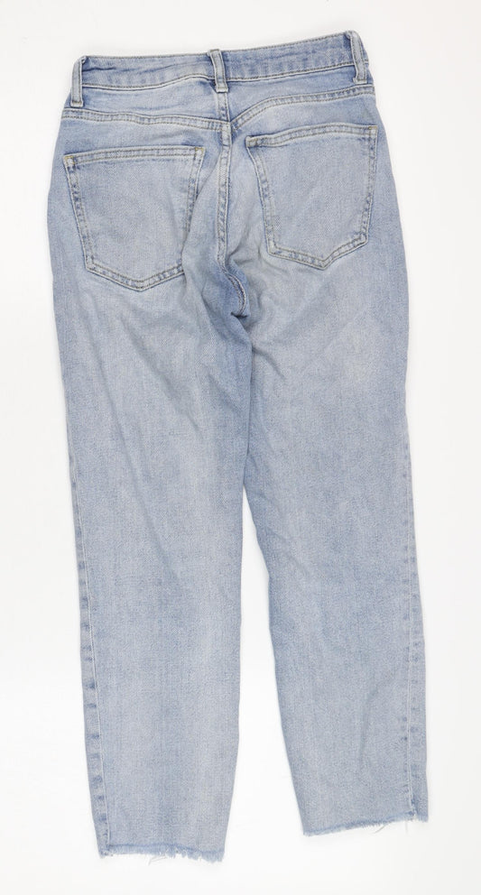 Topshop Women Blue Straight Jeans Size 8