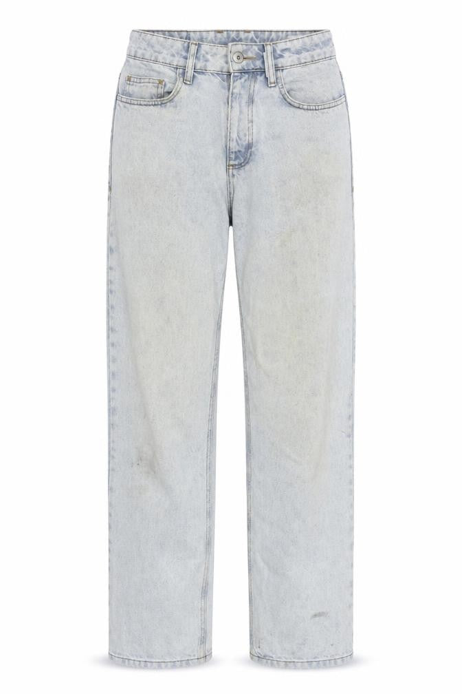 Collusion Women's Light Blue Straight Jeans, Size 10