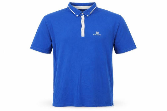 Palm Grove Men's Blue XL Polo Shirt, Casual Golf Wear