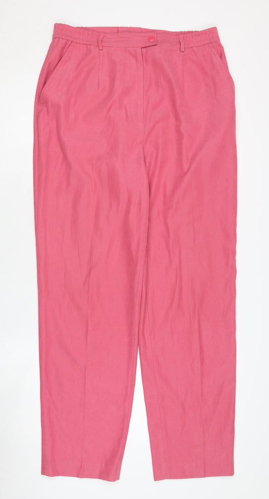 Oscar B Women's Pink Trousers Size 16
