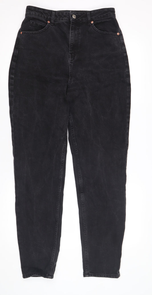 ASOS DESIGN Women's Black Straight Jeans Size 10