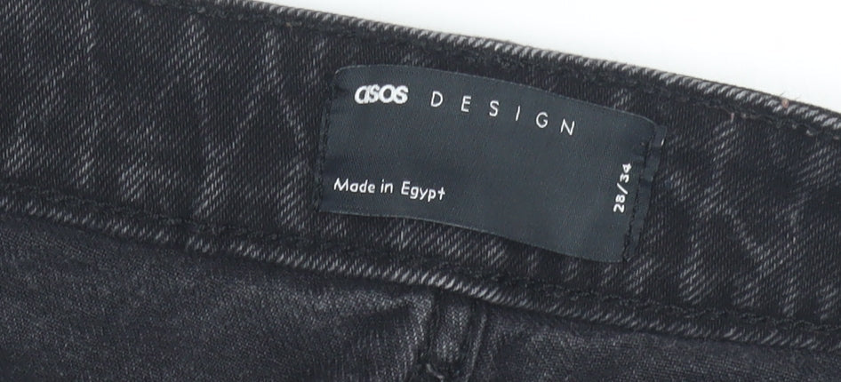 ASOS DESIGN Women's Black Straight Jeans Size 10