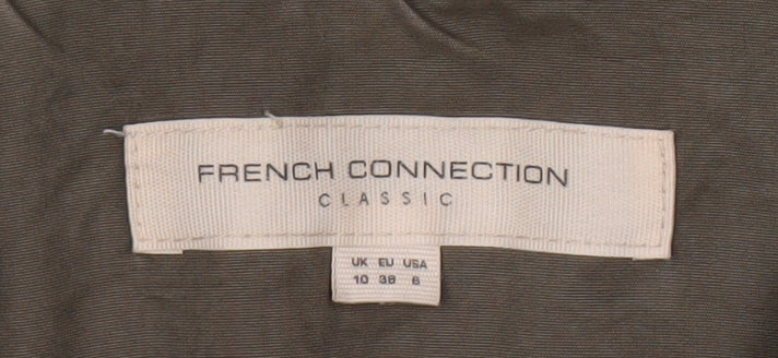 French Connection Women's Brown Parka Jacket Size 10