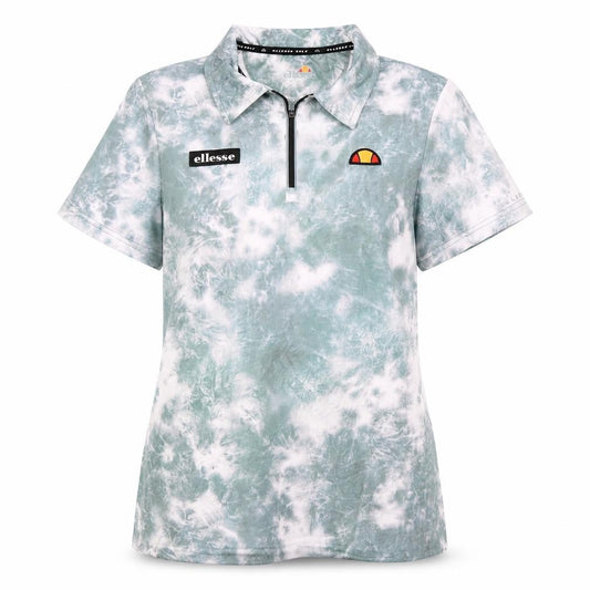 Womens UK Size 14 ellesse Blue Polyester Blend Polo