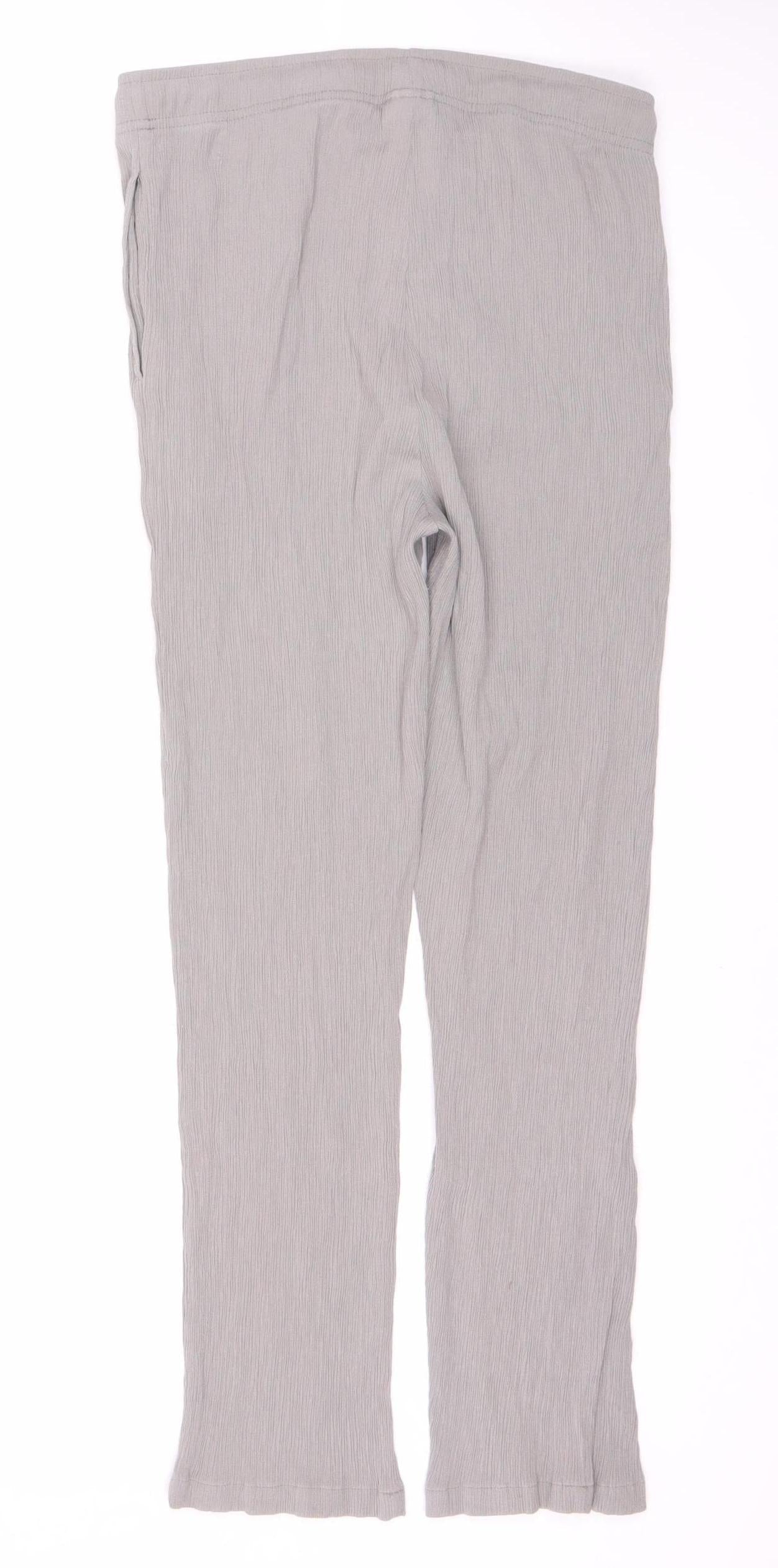Damart Women's Grey Elastic Waist Trousers Size 14
