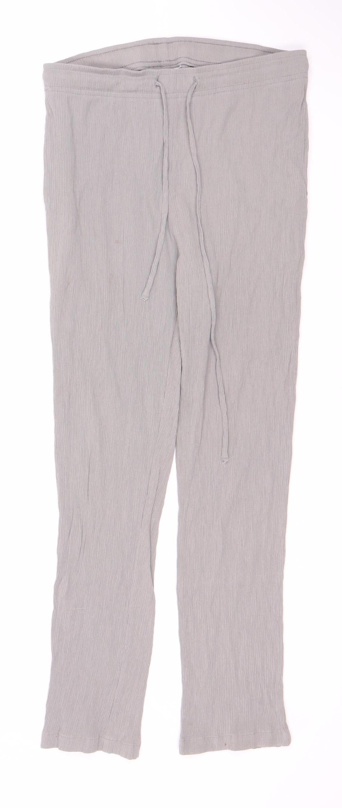 Damart Women's Grey Elastic Waist Trousers Size 14