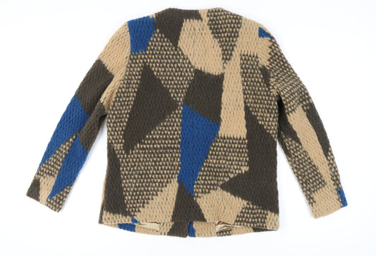 Emreco Women's Multicolour Geometric Pattern Jacket