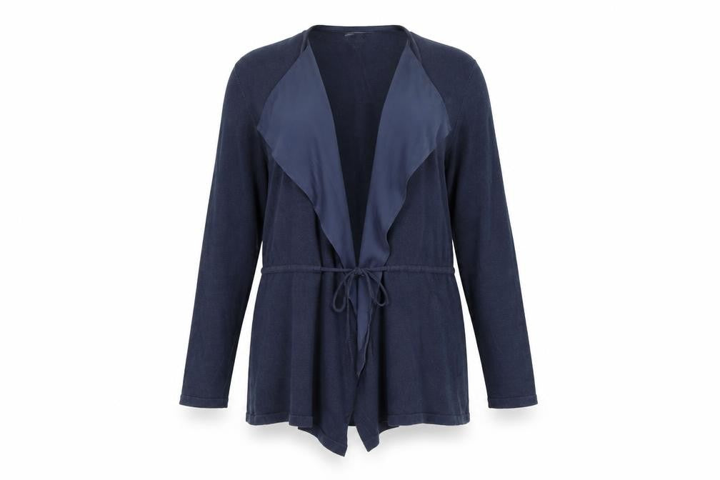 Marks and Spencer Women's Blue Open Front Cardigan Size 14
