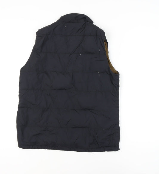 Lands' End Men's Black M Puffer Waistcoat