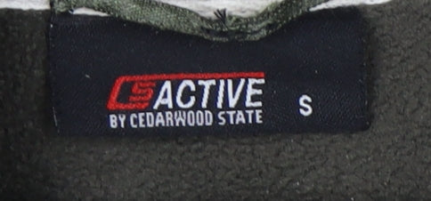 Cedarwood State Men's Green S Pullover Fleece Sweatshirt