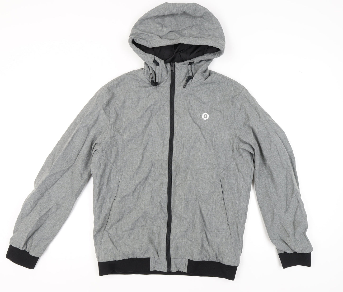 Jack & Jones Men's Grey M Windbreaker Jacket