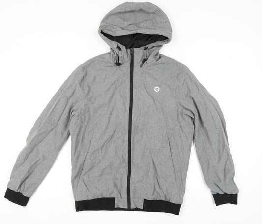 Jack & Jones Men's Grey M Windbreaker Jacket