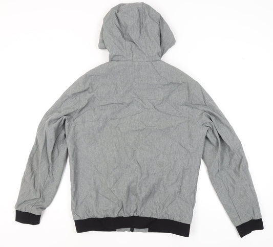 Jack & Jones Men's Grey M Windbreaker Jacket