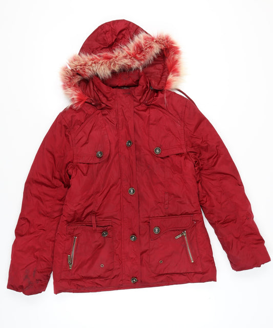 Tedi Style Red Parka Jacket, Women's 2XL, Winter Essential
