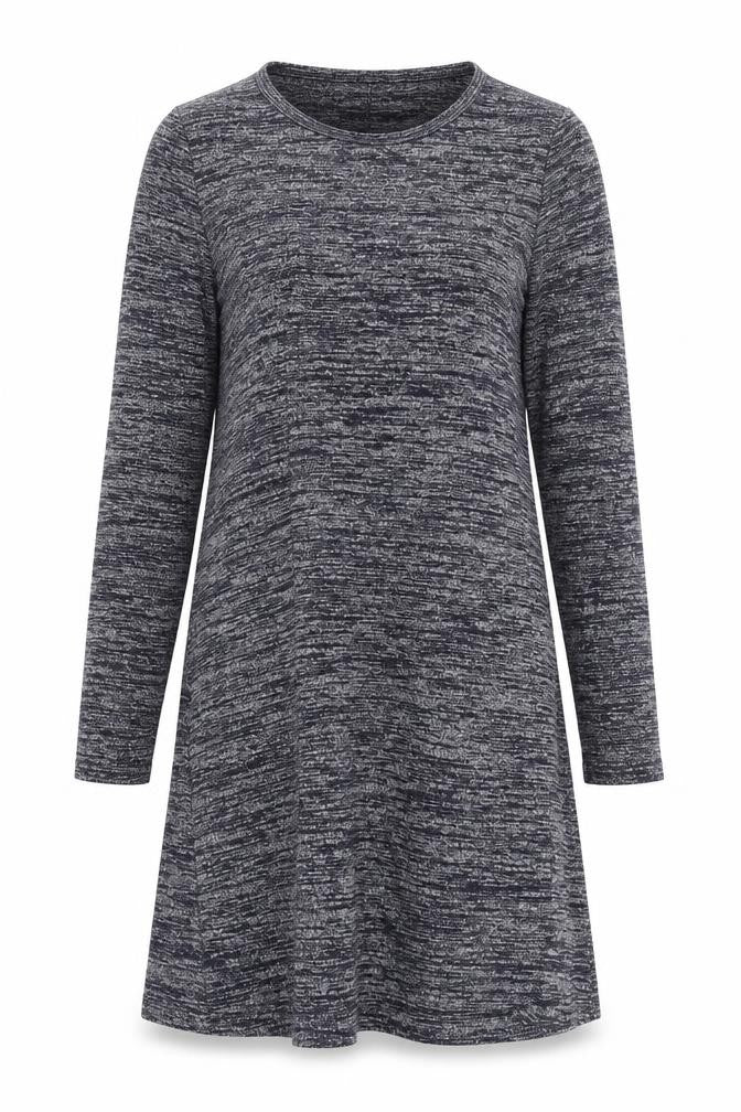 Gap Women's Grey Knit Long Sleeve Dress Size M
