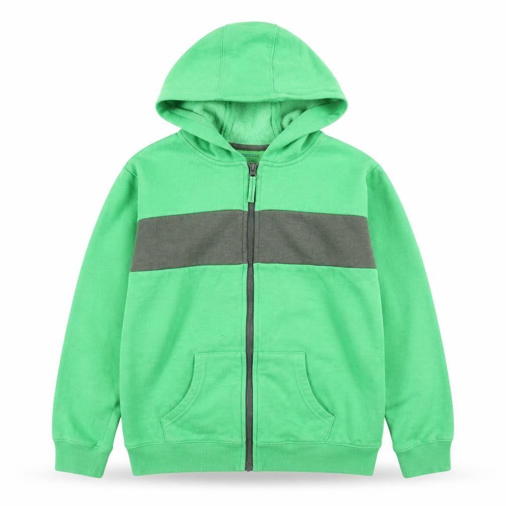Mountain Warehouse Boys Green Full Zip Hoodie - 13 Years