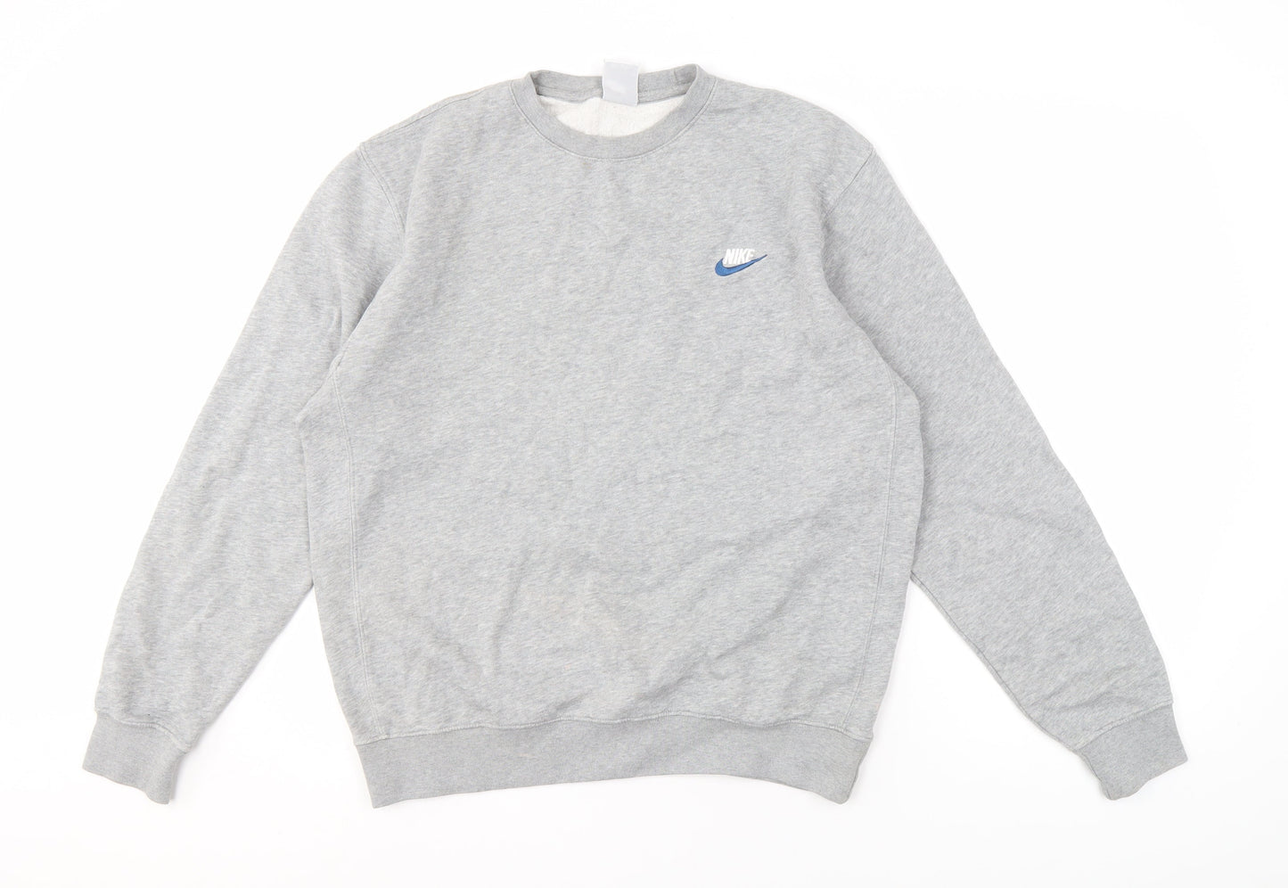 Nike Men's Grey Pullover Sweatshirt Medium