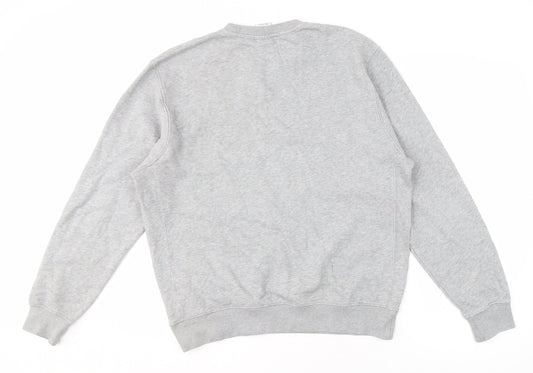 Nike Men's Grey Pullover Sweatshirt Medium