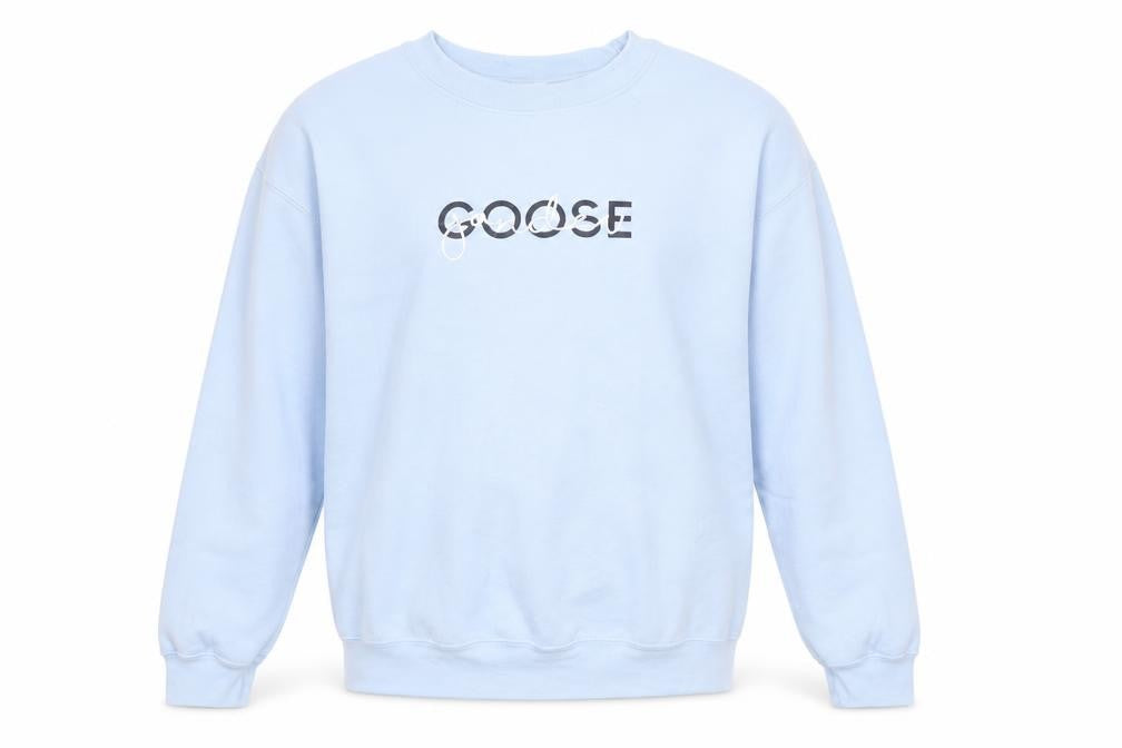 Goose Womens Blue Pullover Sweatshirt M