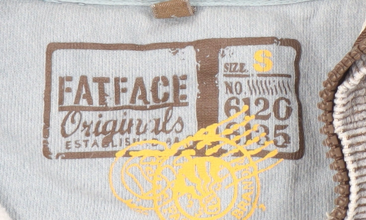 Fat Face Men's Blue Full Zip Sweatshirt, Size S