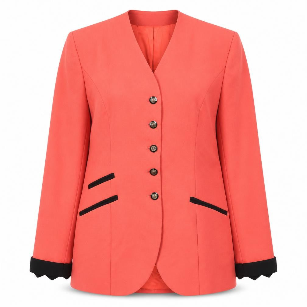 Jacques Vert Women's Red Blazer Size 10
