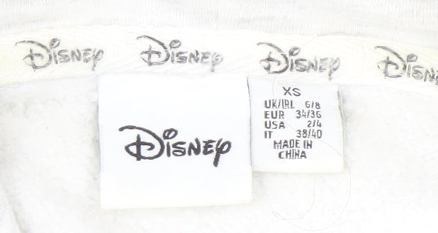 Disney Women’s White Pullover Hoodie XS