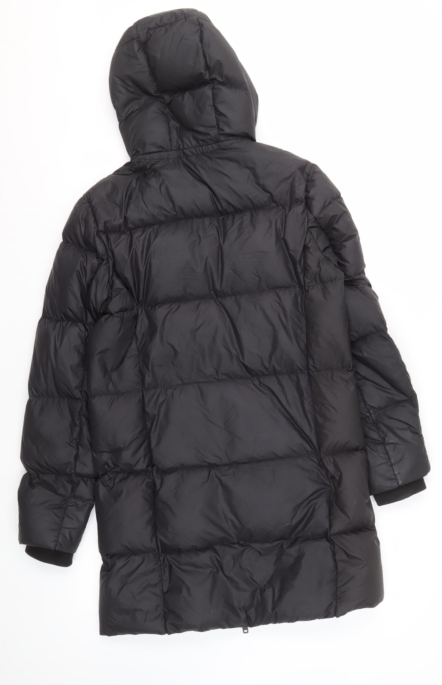 Jack Wills Women's Black Puffer Coat Size 8