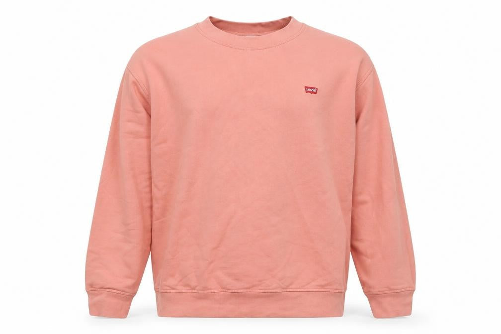 Mens UK S Regular Levi's Pink Pullover Sweatshirt