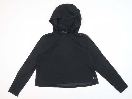 Under Armour Unisex Black Hoodie Large, Gym Training