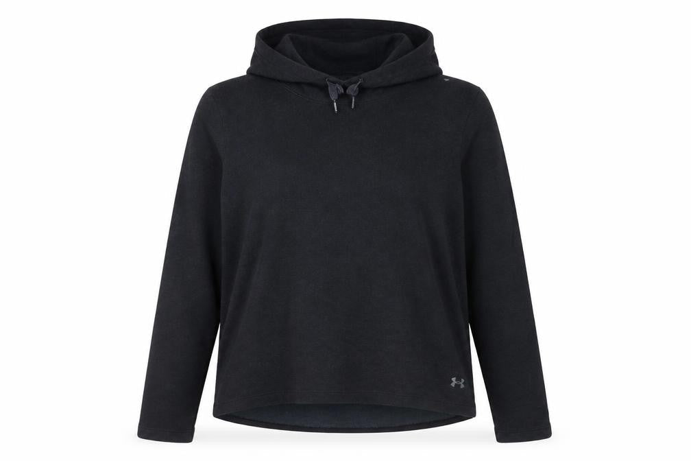 Unisex Adults UK L Relaxed Under armour Black Pullover Hoodie