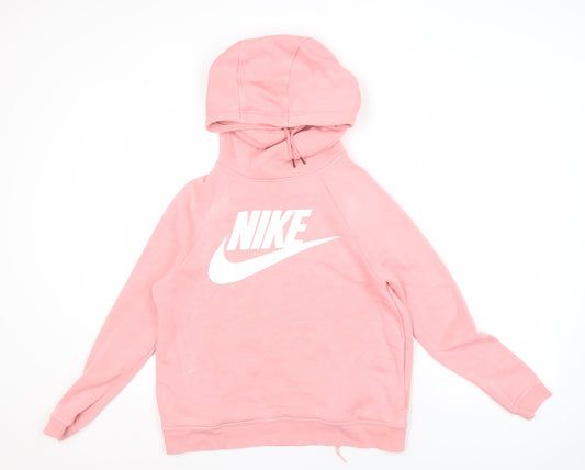 Nike Women's Pink Pullover Hoodie, Size S - Stylish & Comfy