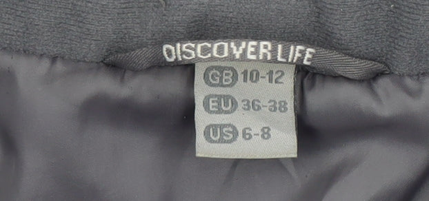 TOG24 Women's Blue Ski Jacket 10-12, Waterproof, Hooded