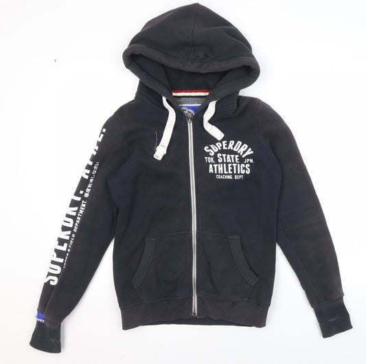 Superdry Men's Black Medium Full Zip Hoodie