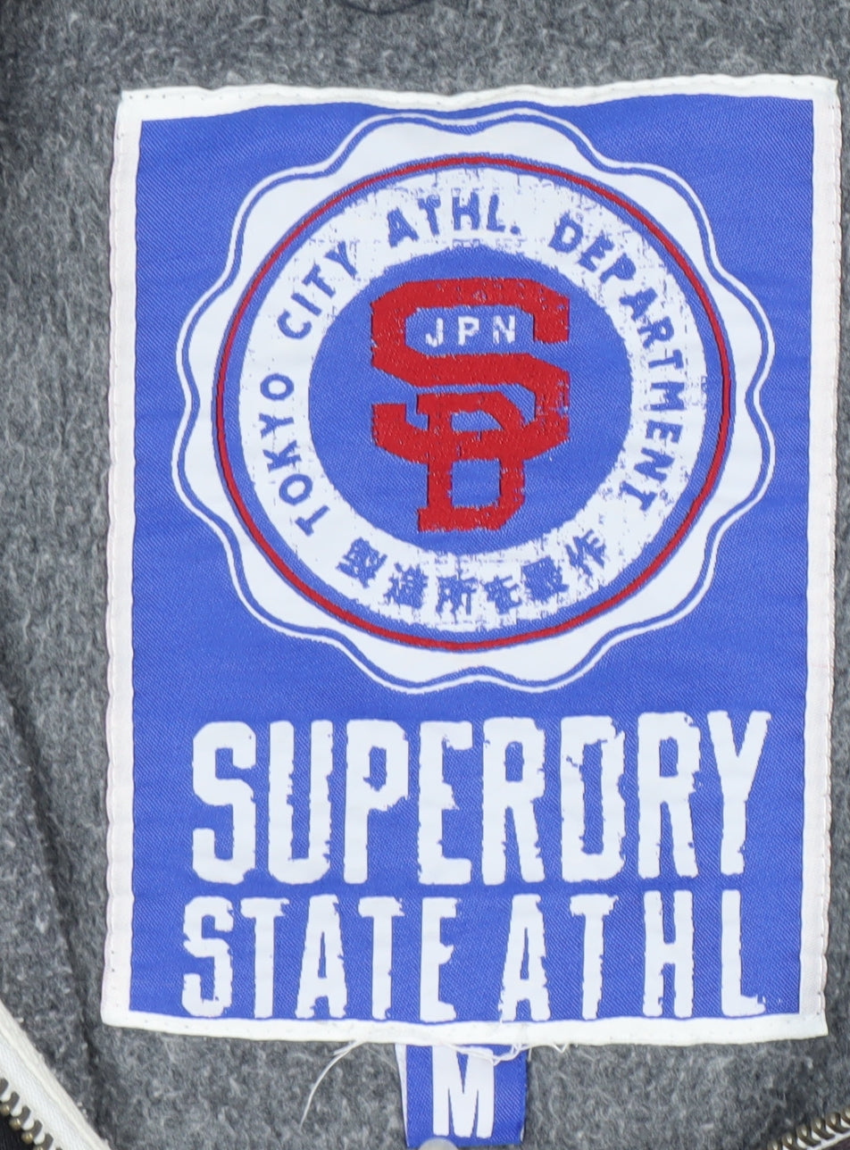 Superdry Men's Black Medium Full Zip Hoodie