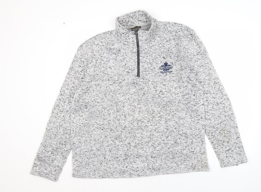 Atlas For Men Grey Pullover Sweatshirt Men's L