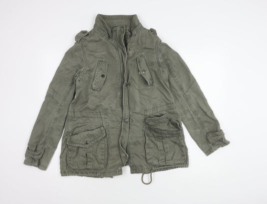 White Stuff Women's Green Military Jacket Size 8