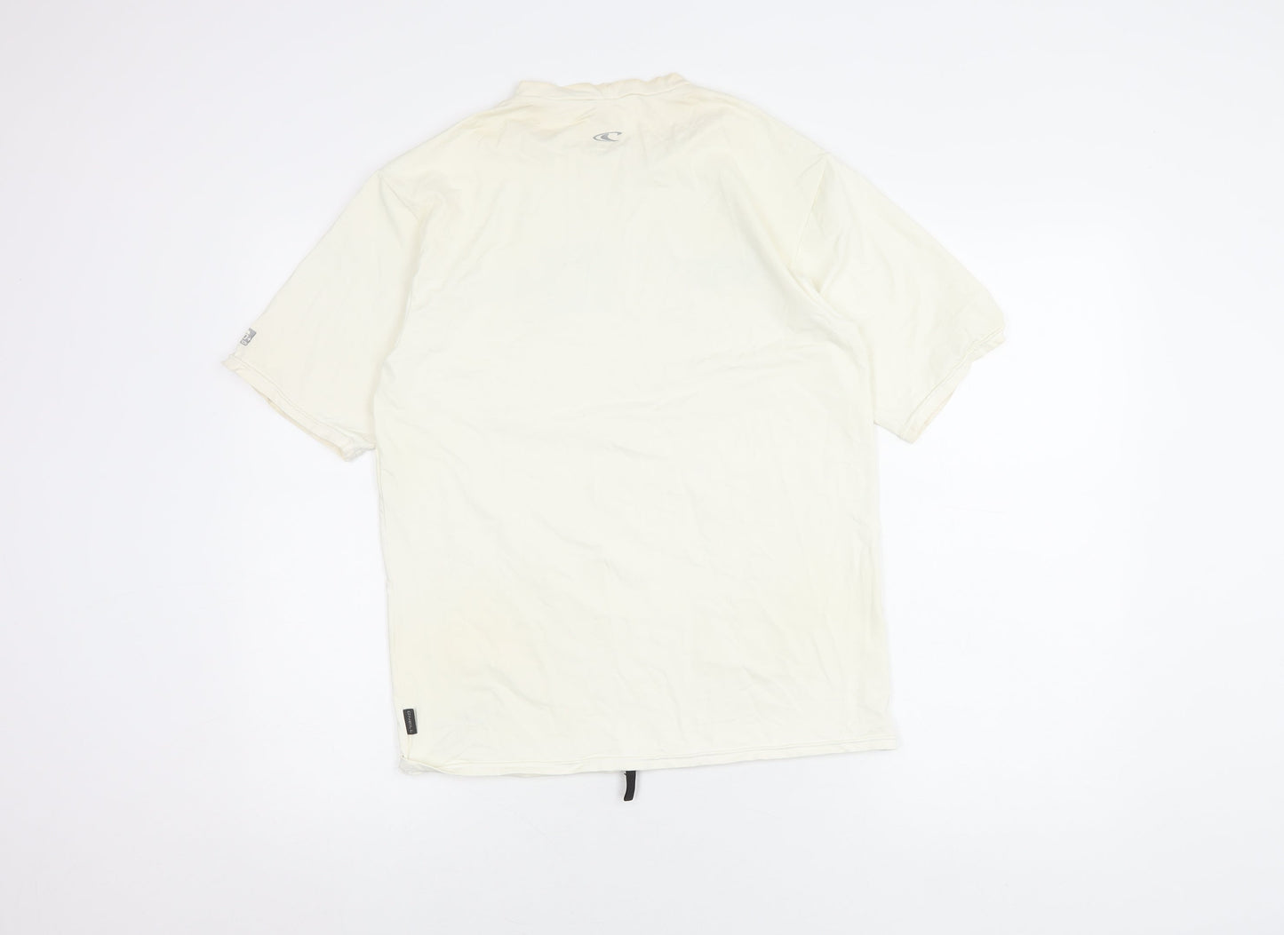 O'Neill Men's White M Rash Guard Nylon Swimwear