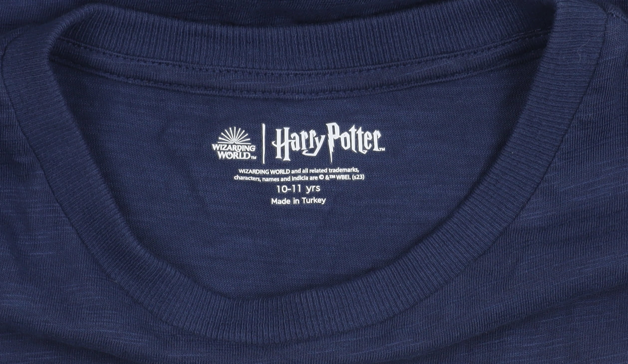 Marks and Spencer Boys Blue Harry Potter T-Shirt Size 10-11 Yrs