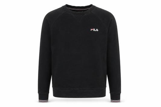 Front view of Fila Men's Black XS Pullover Sweatshirt