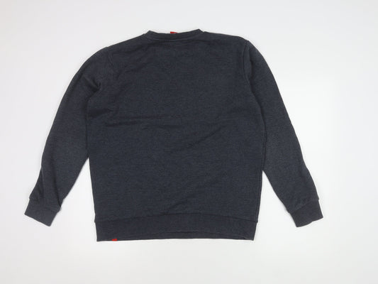 LFC Men's Black Crew Neck Sweatshirt, Large, Sports Style
