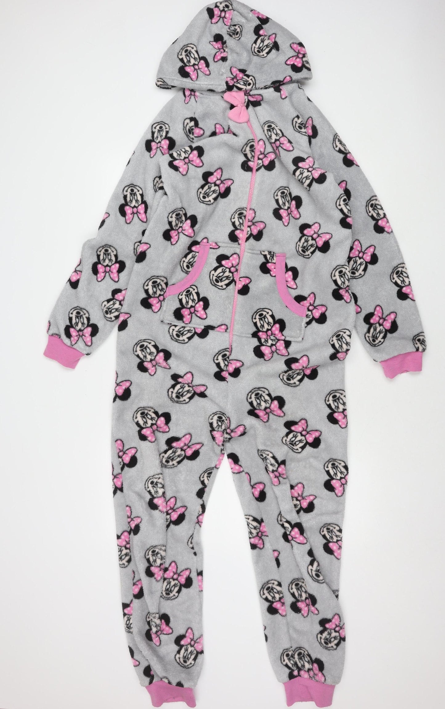 Disney Women's Grey Fleece One Piece Jumper, S, Cartoon Style