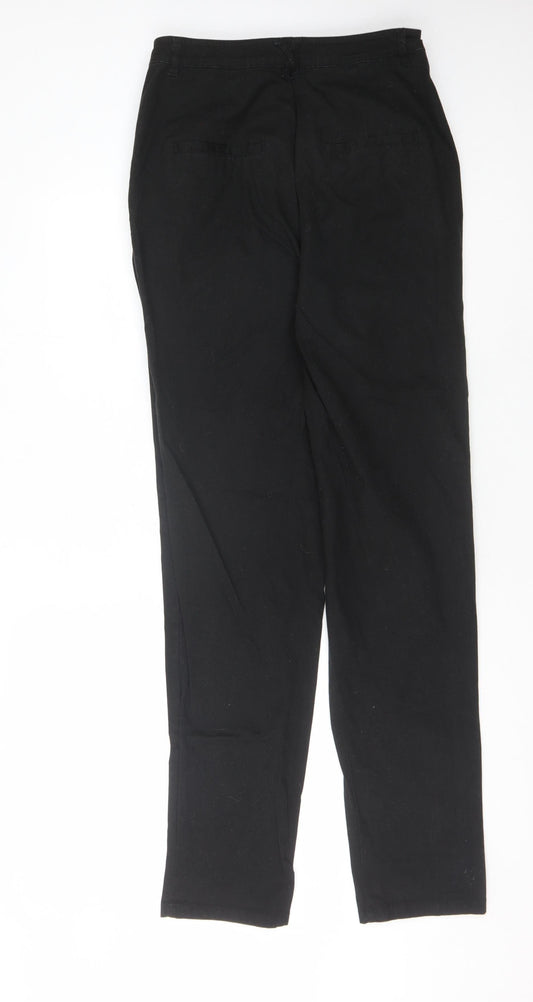 ASOS Women's Black Straight Trousers, Size 10