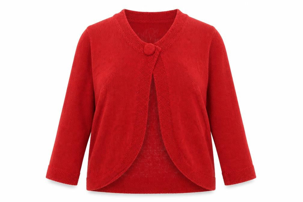 Marks and Spencer Women's Red Cardigan Size 16